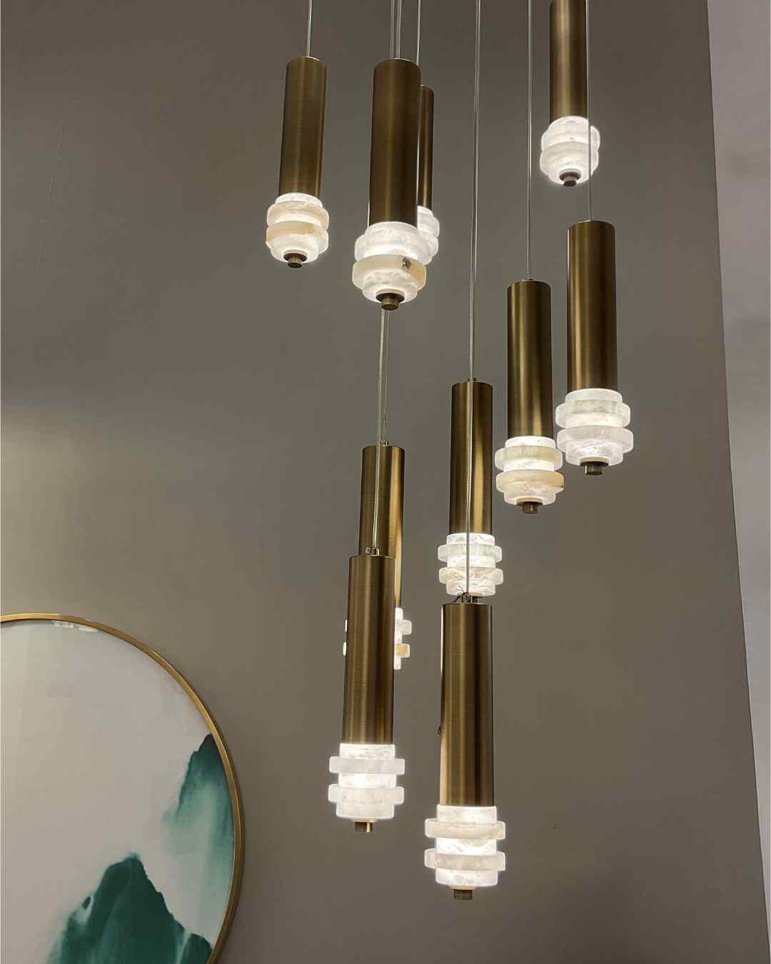 Beyond Lights - Brass Chandelier Light