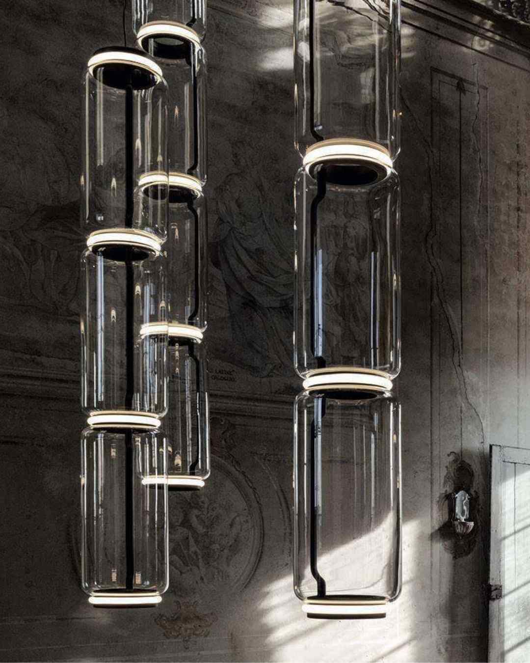 Beyond Lights - Glass Cylinder Chandelier