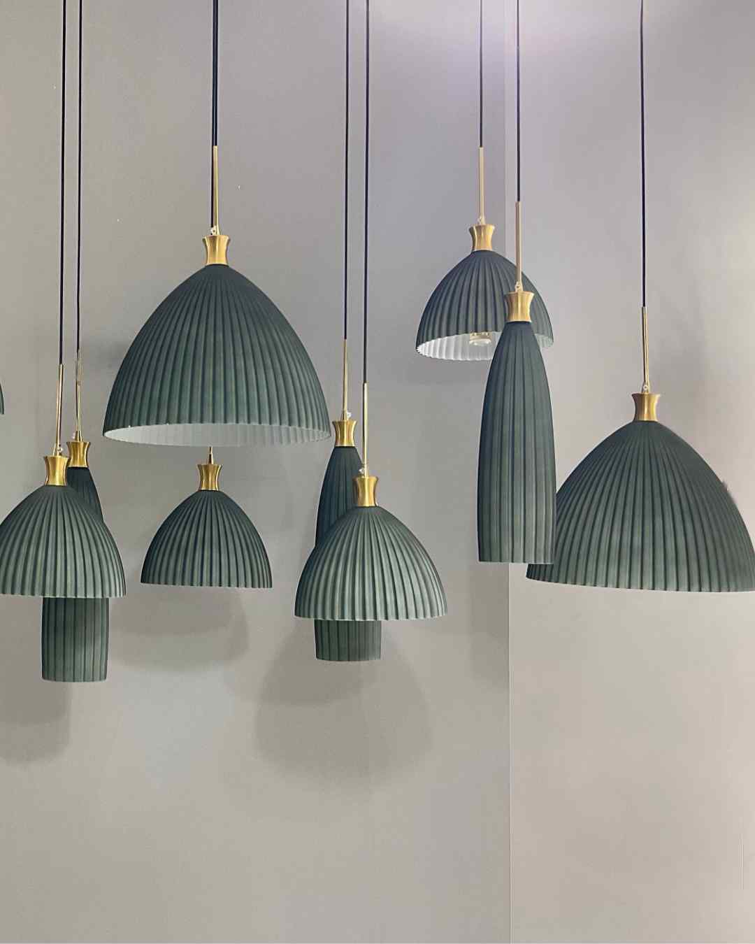 Beyond Lights - Green Chandelier Lamp