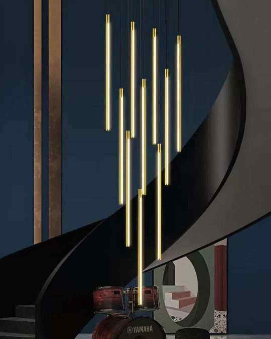 Beyond Lights - Tube Chandelier Light