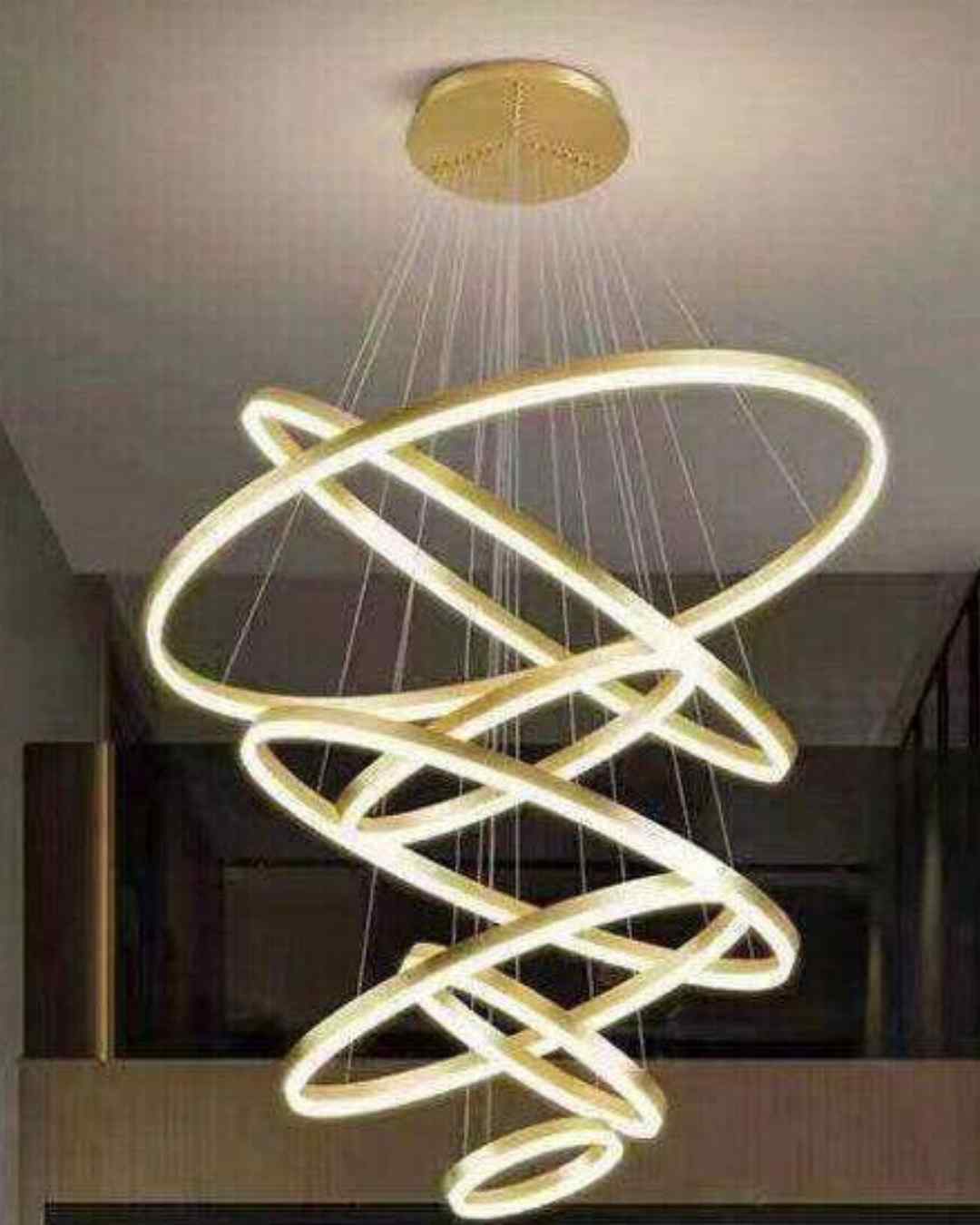 Beyond Lights - Spiral LED Chandelier