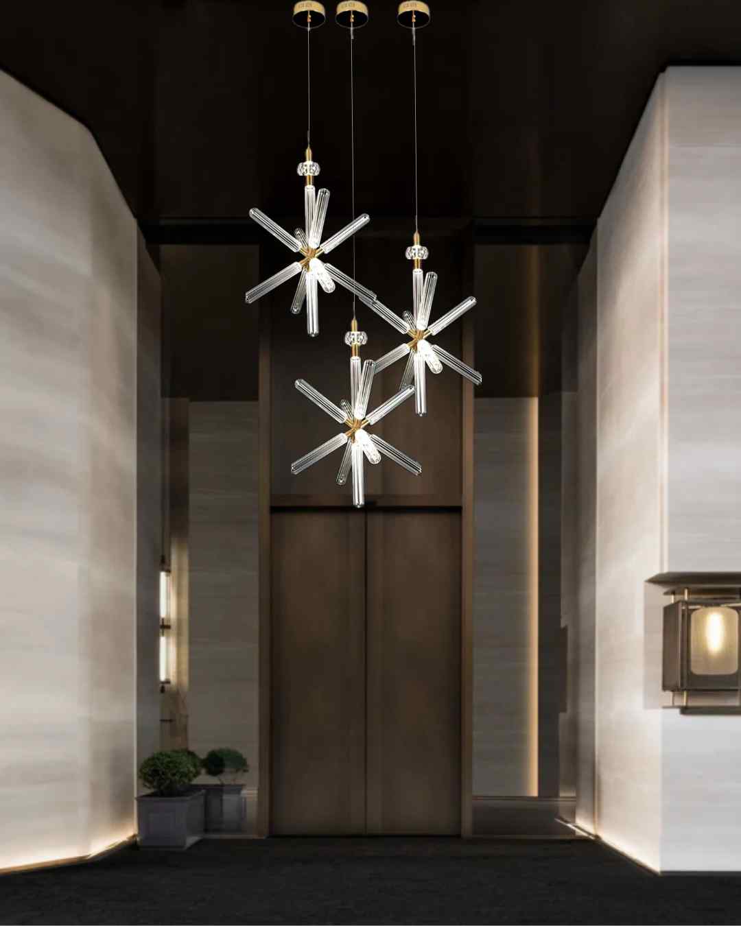 Beyond Lights - Crystal Star Chandelier