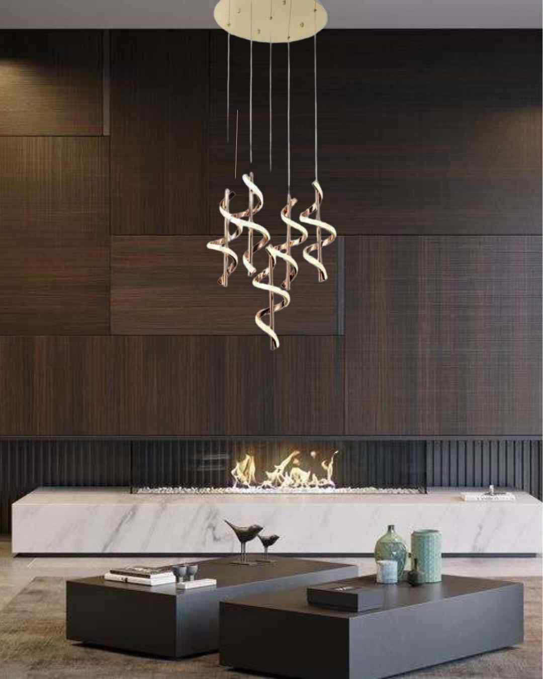 Beyond Lights - Spiral Chandelier Light