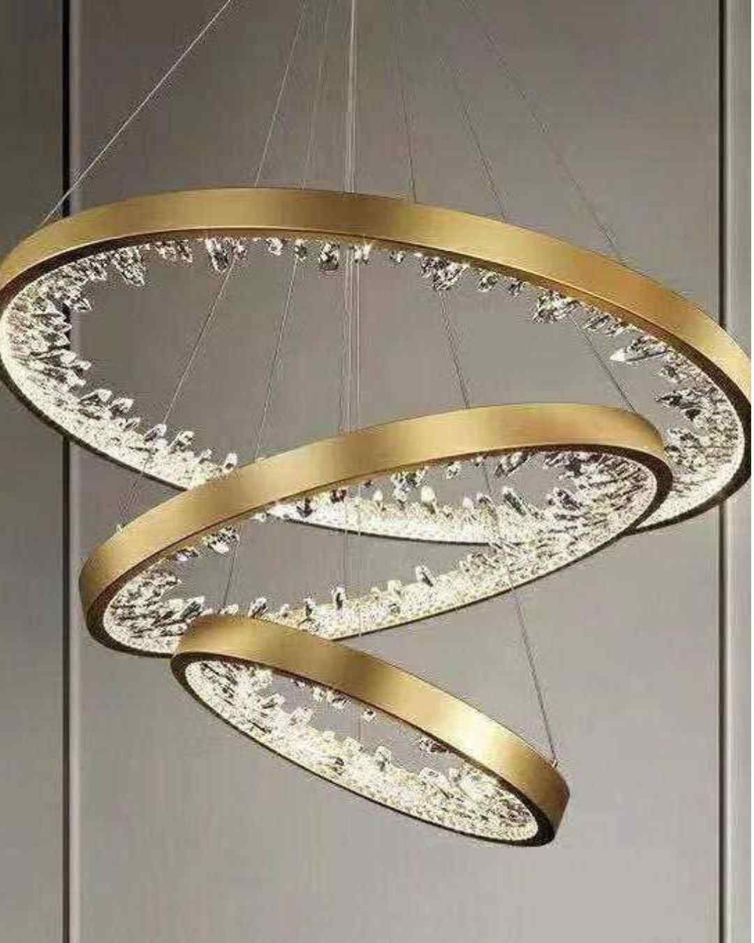 Beyond Lights - Crystal Ring Chandelier