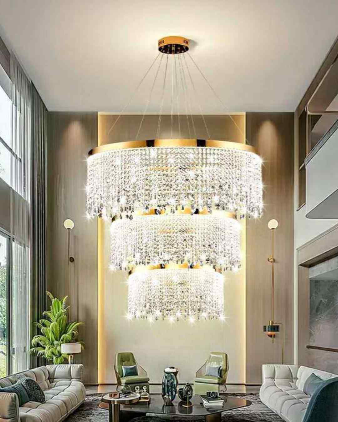 Beyond Lights - Crystal Tier Chandelier