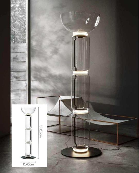 Beyond Lights - Glass Floor Lamp