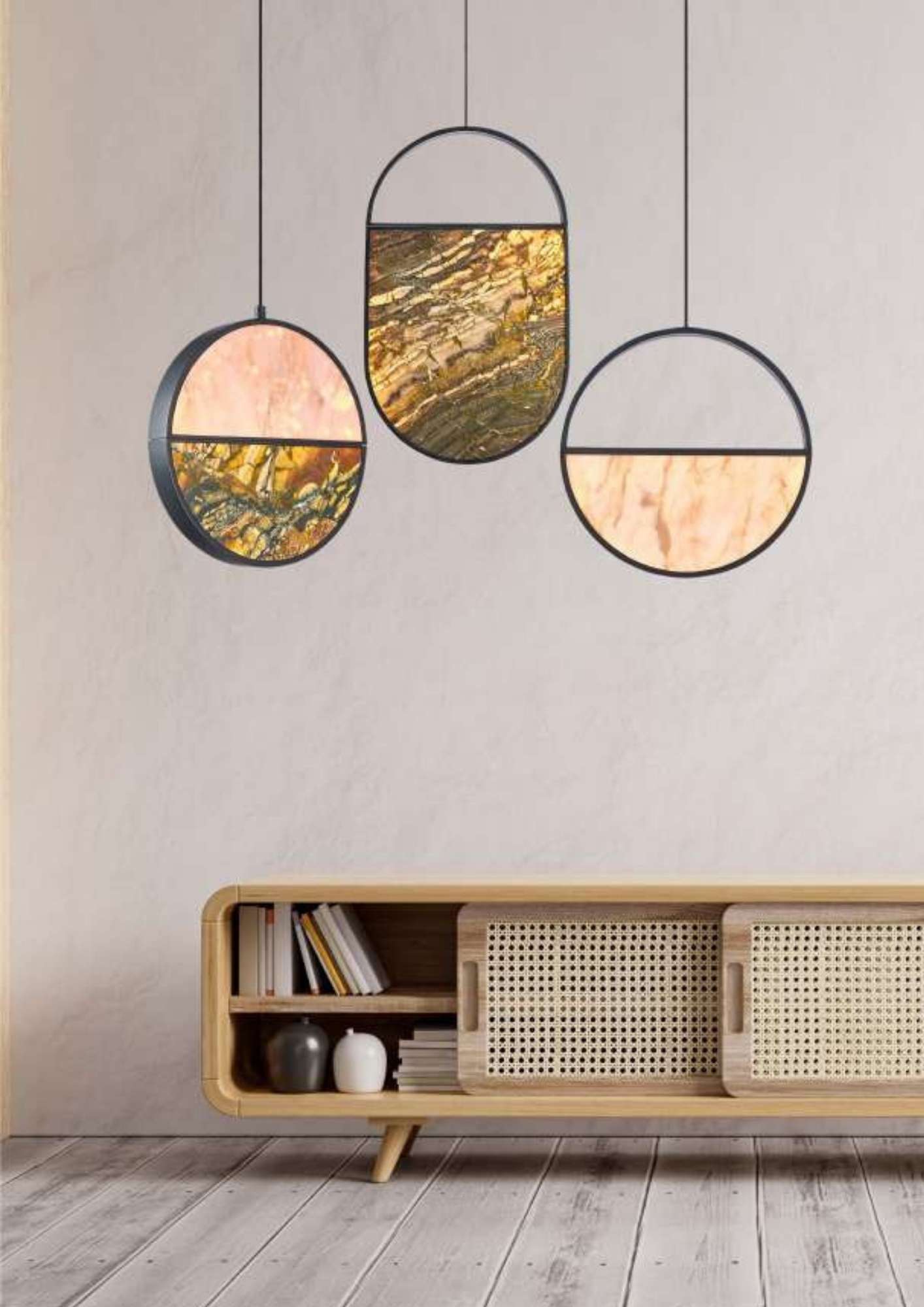 Beyond Lights - Stone Pendant Light