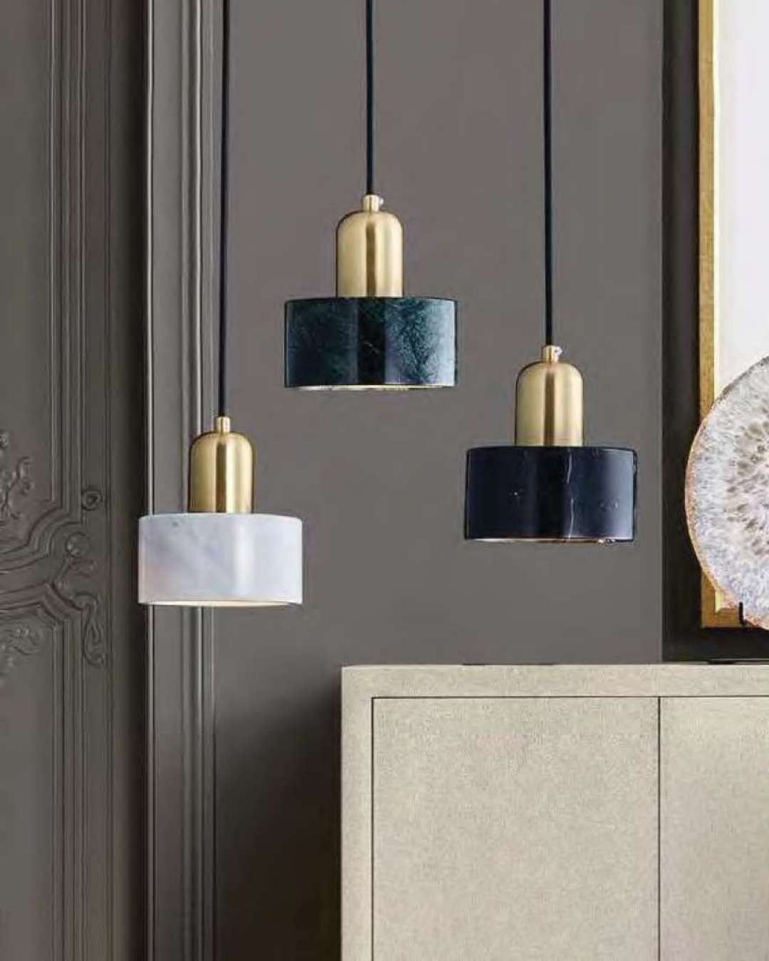 Beyond Lights - Marble Pendant Light