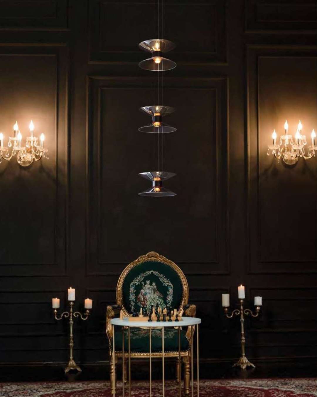 Beyond Lights - Glass Tiered Pendant