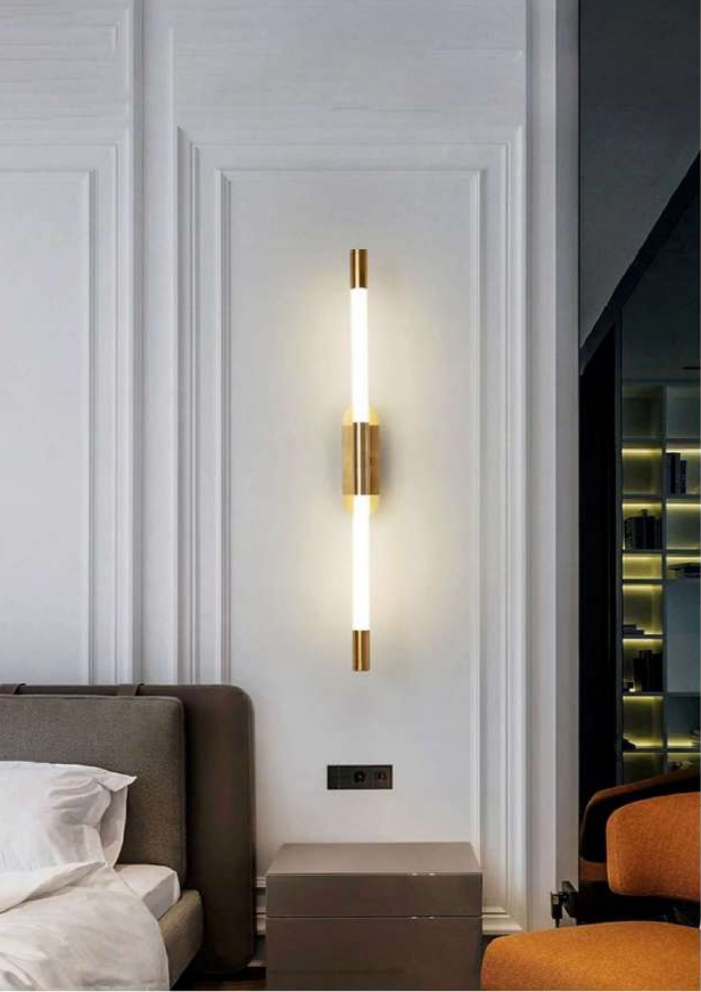Beyond Lights - Brass Linear Light