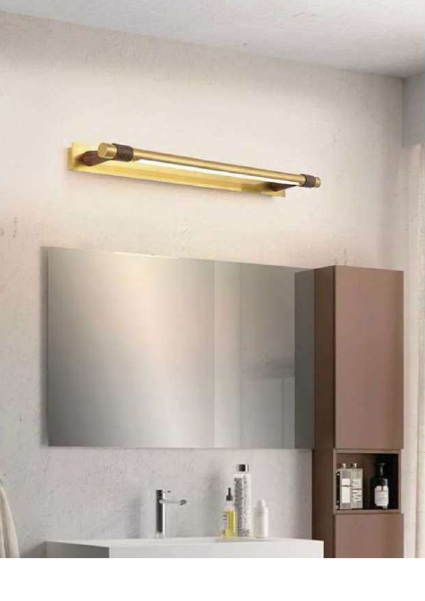 Beyond Lights - Brass Vanity Light