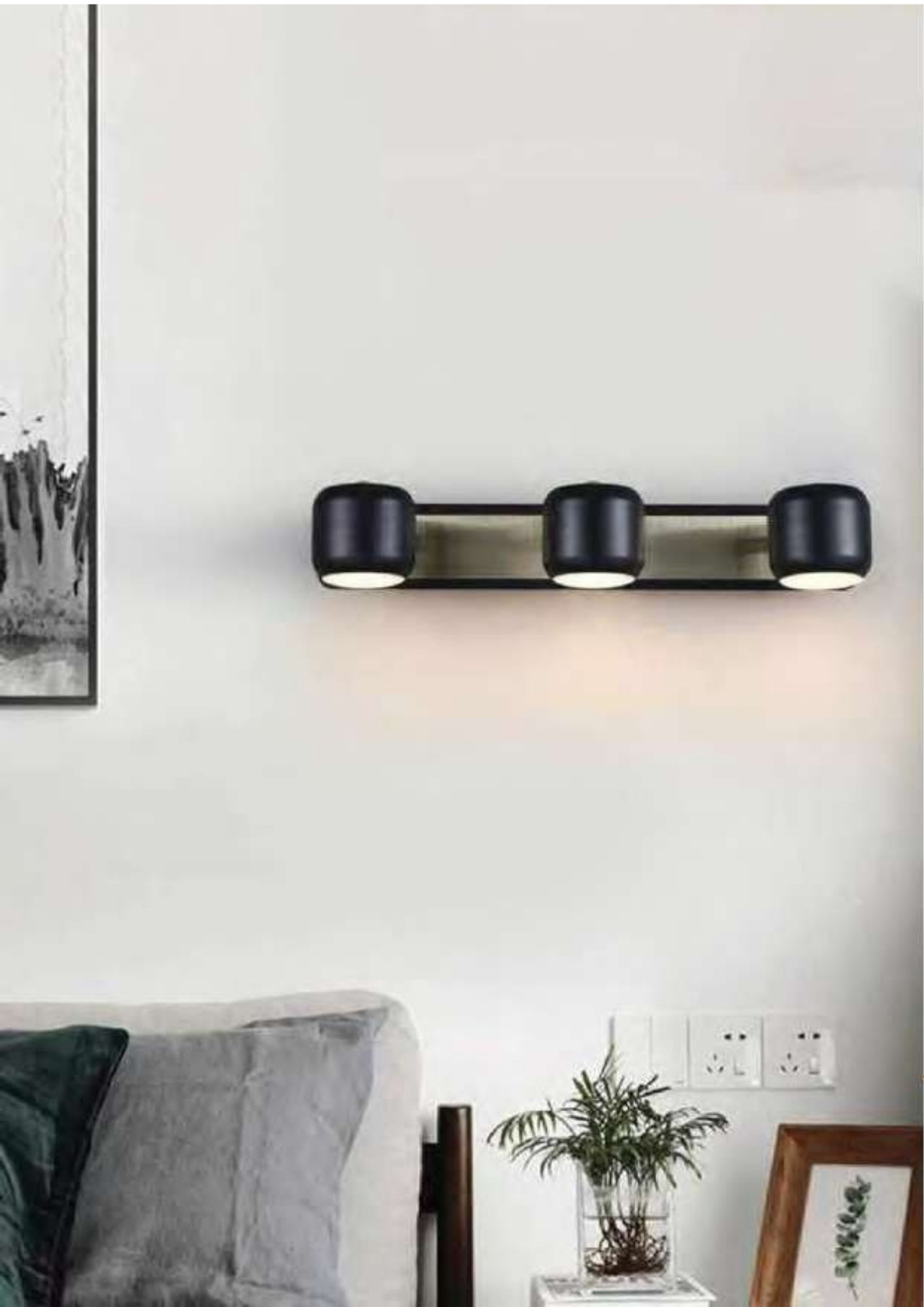 Beyond Lights - Black Vanity Light