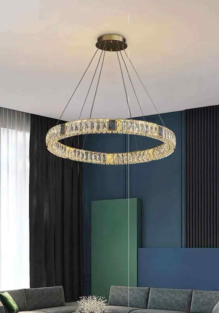 Beyond Lights - Crystal Ring Chandelier