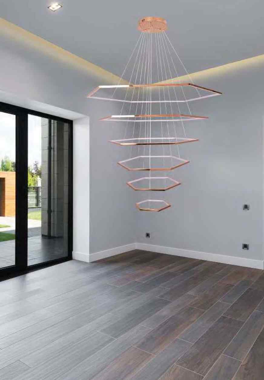 Beyond Lights - Hexagonal Chandelier