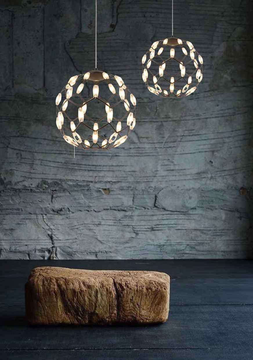 Beyond Lights - Geometric Cage Chandelier