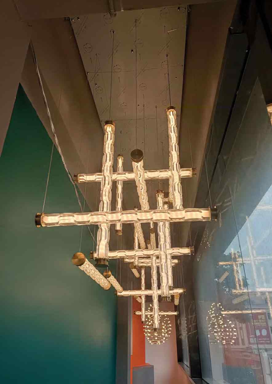 Beyond Lights - Tubular Chandelier Light