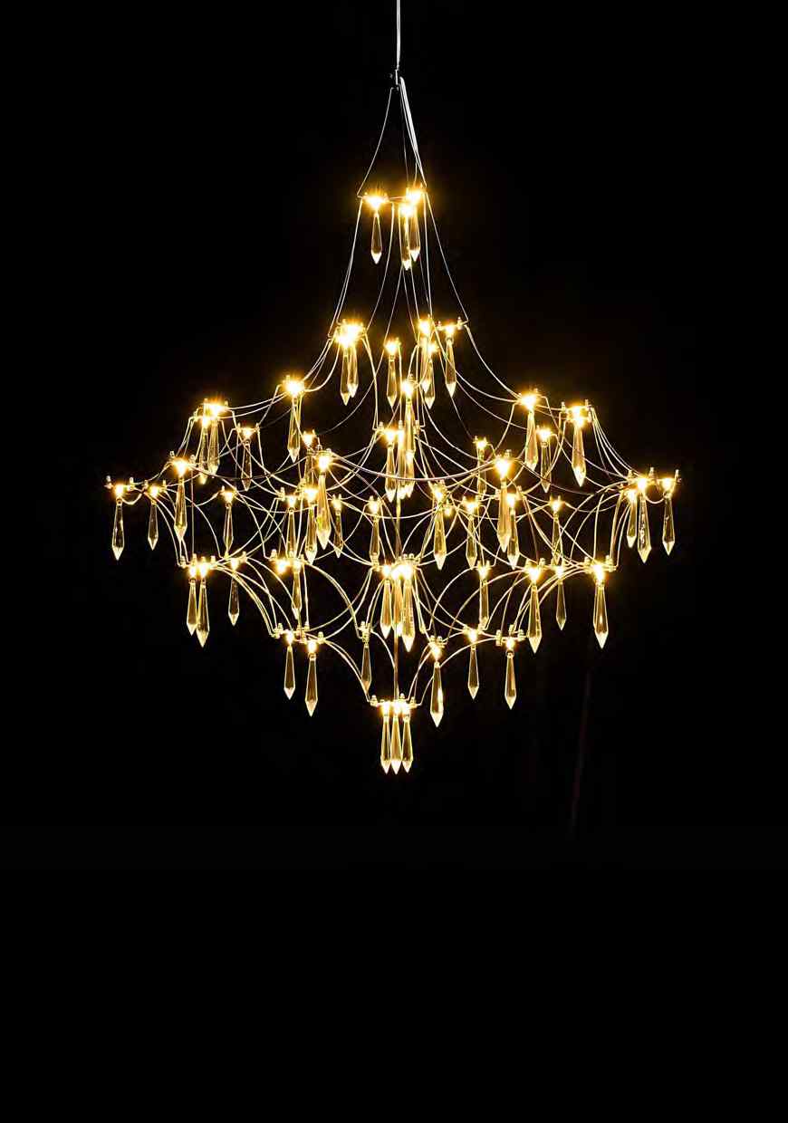 Beyond Lights - Crystal Tiered Chandelier
