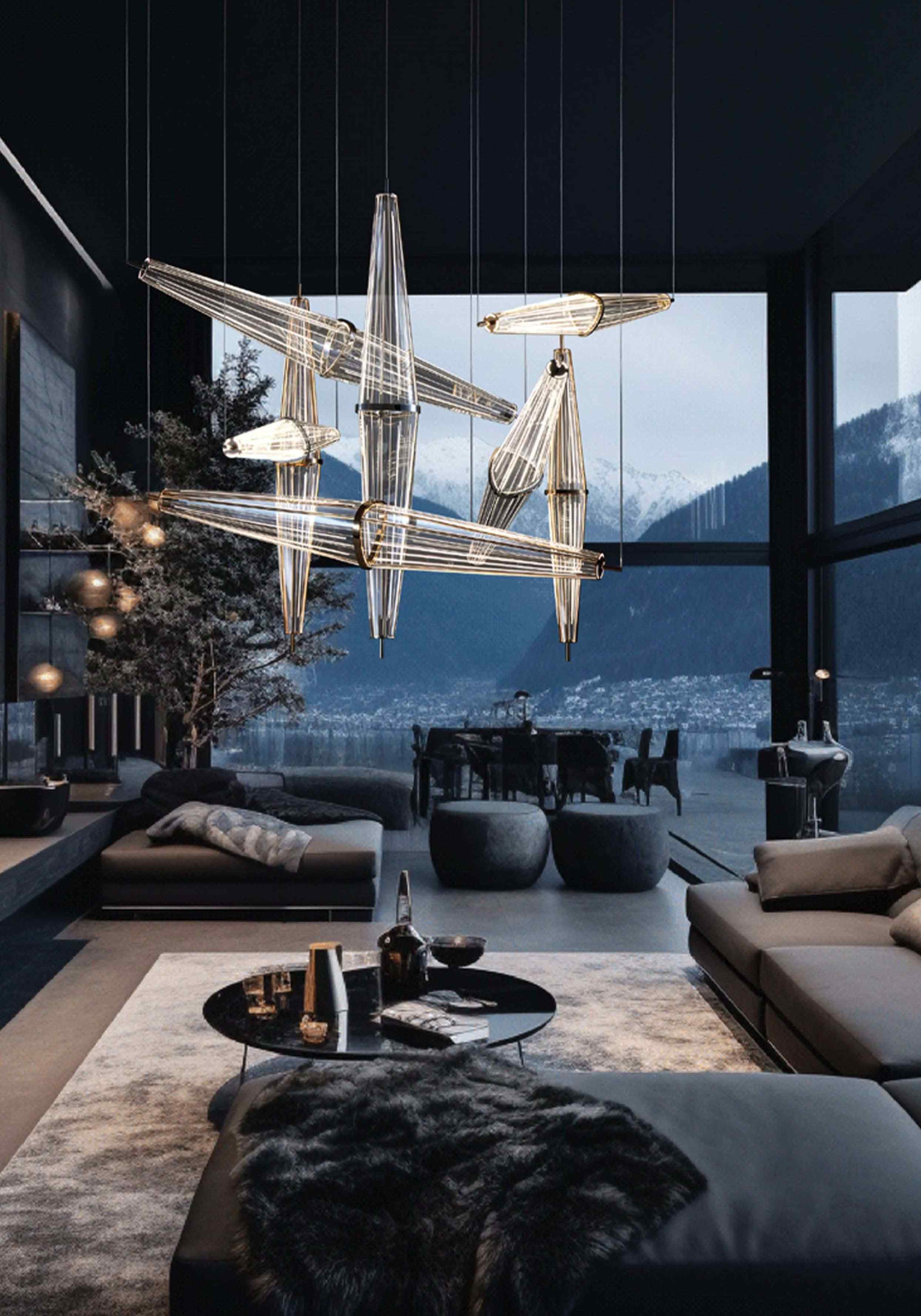 Geometric Chandelier