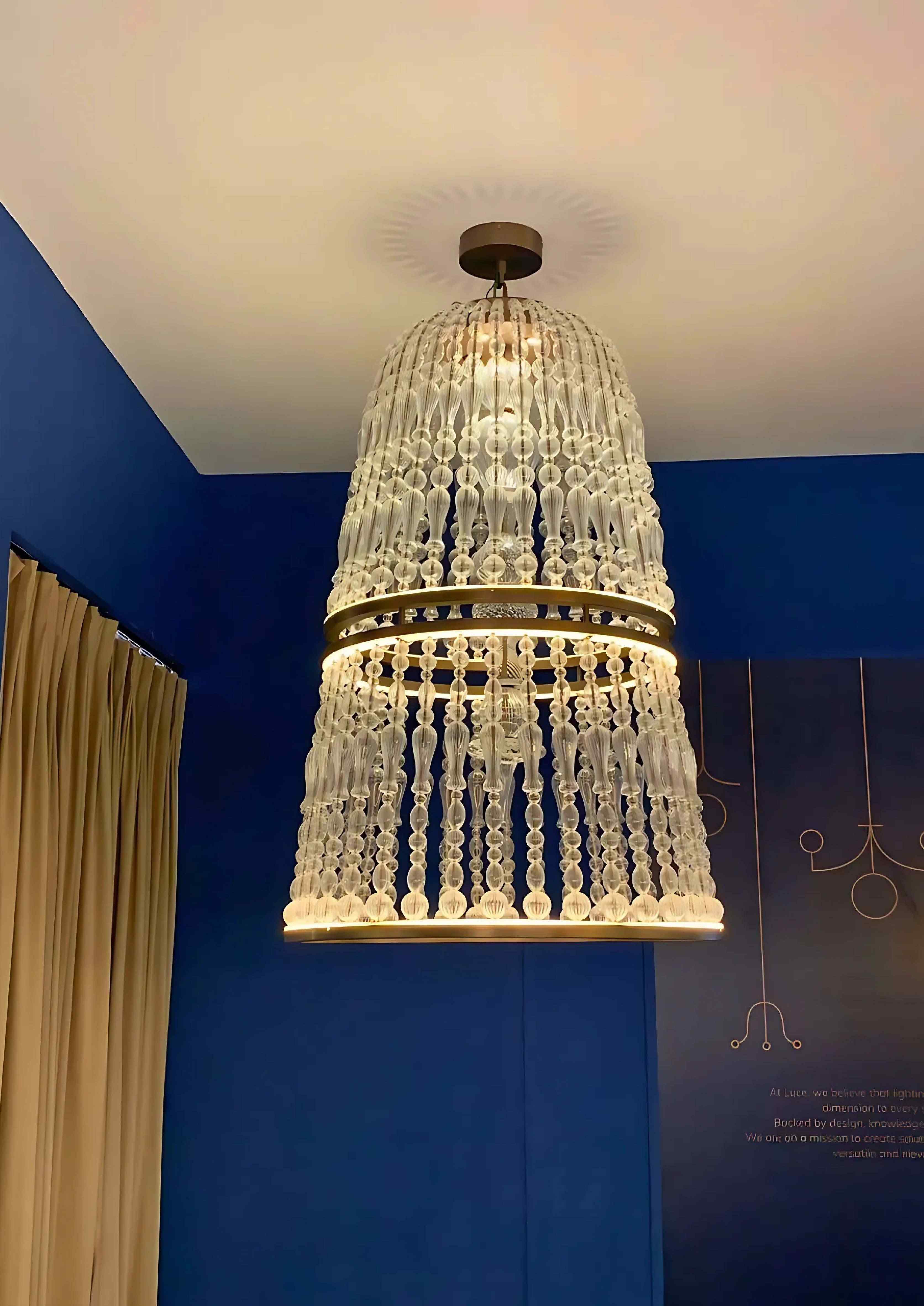Beyond Lights - Glass Beaded Chandelier