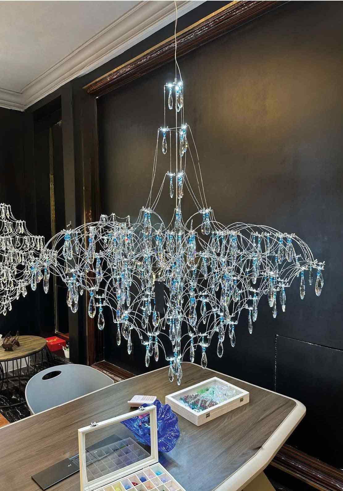 Beyond Lights - Tiered Crystal Chandelier