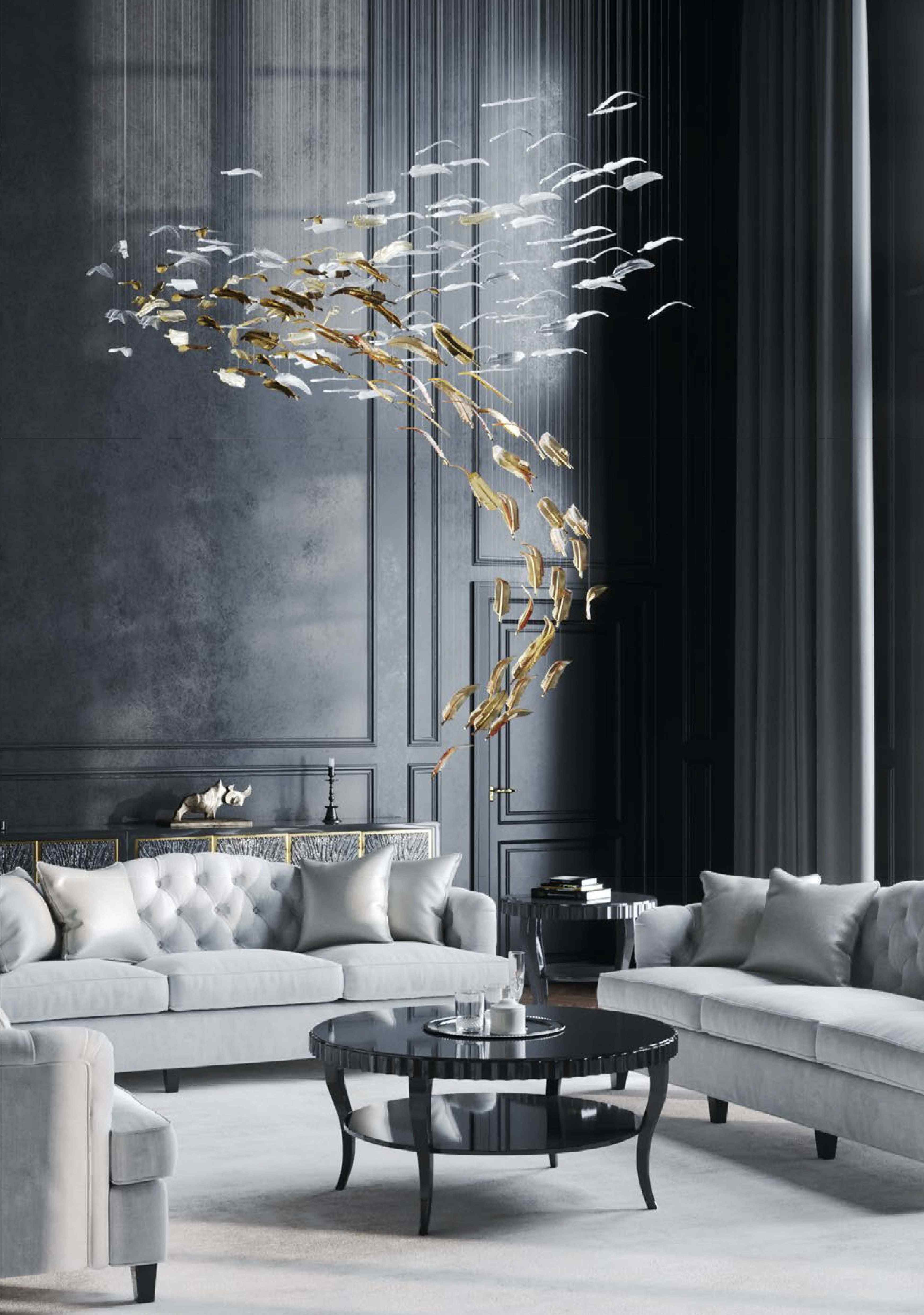 Beyond Lights - Fluid Leaf Chandelier