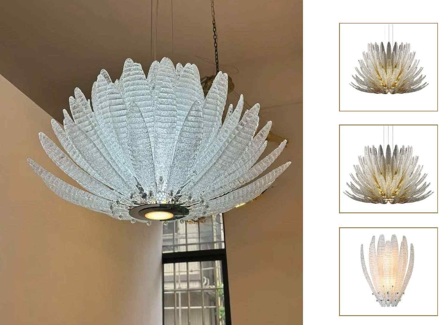 Beyond Lights - Crystal Lotus Chandelier