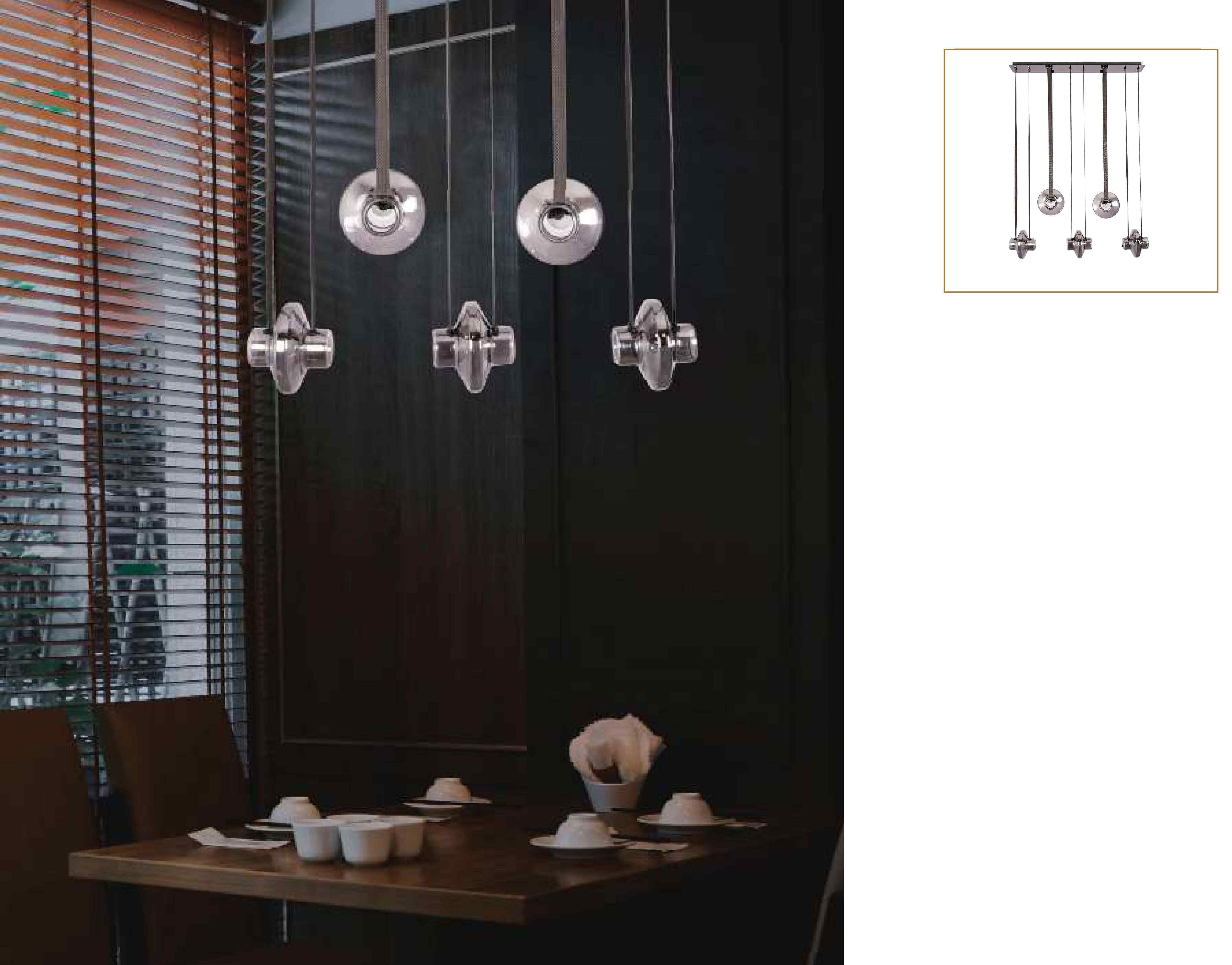 Beyond Lights - Silver Cluster Chandelier