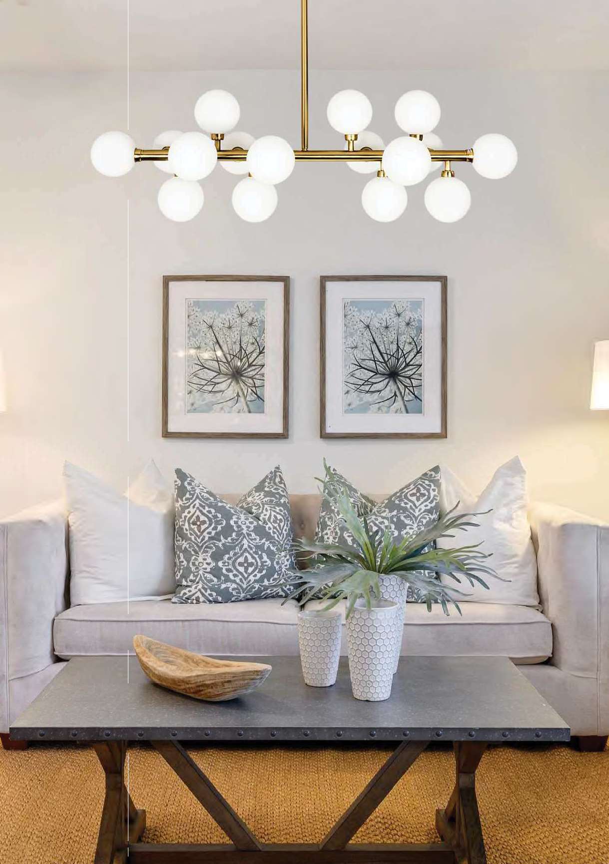 Beyond Lights - Gold Linear Light