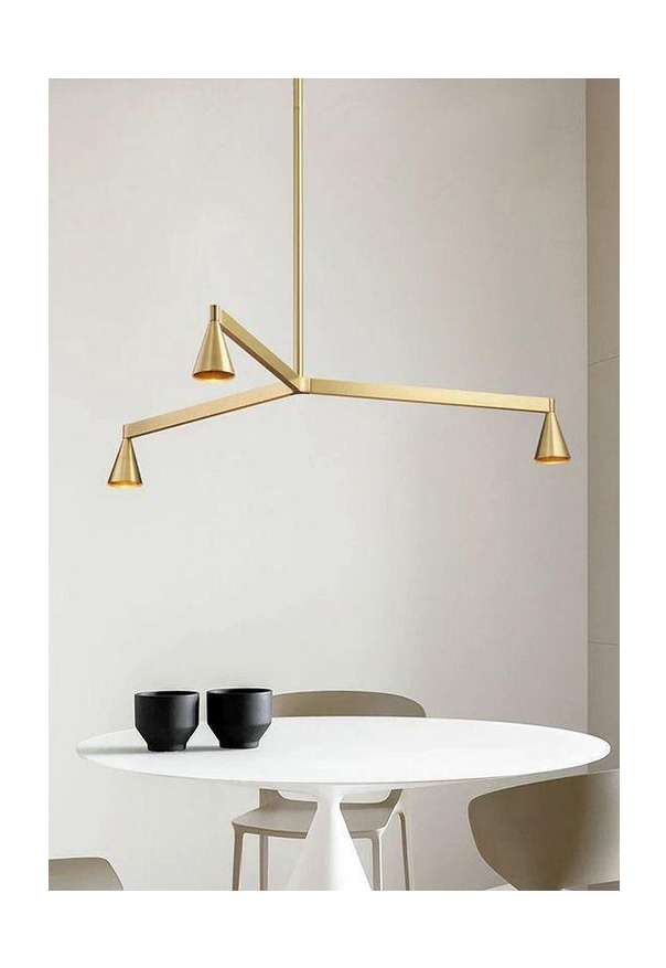 Beyond Lights - Brass Angular Linear Light