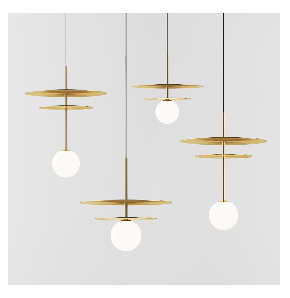 Beyond Lights - Brass Disc Pendant