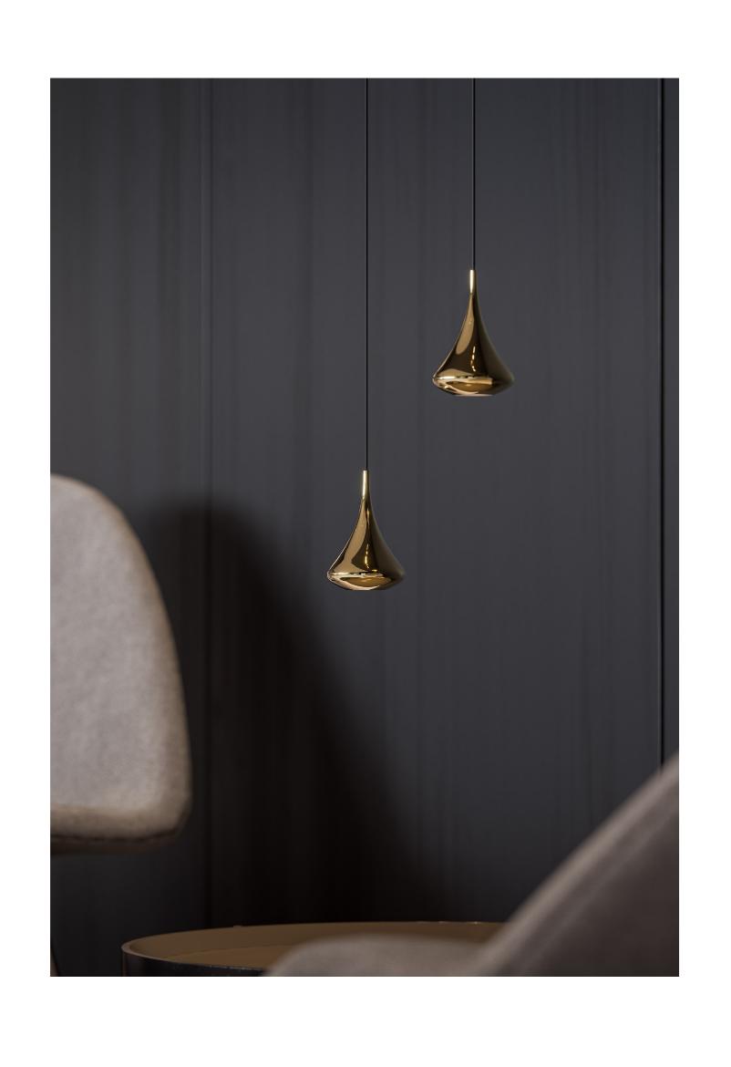 Beyond Lights - Gold Pendant Lamp