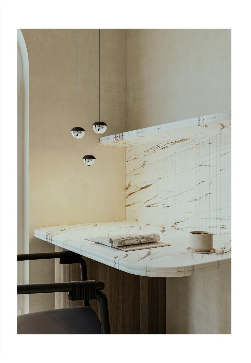 Beyond Lights - Chrome Pendant Light