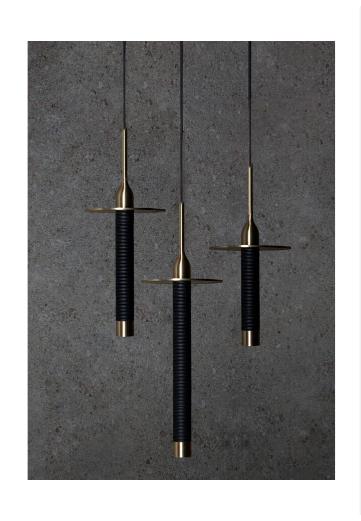 Beyond Lights - Brass Pendant Lamp