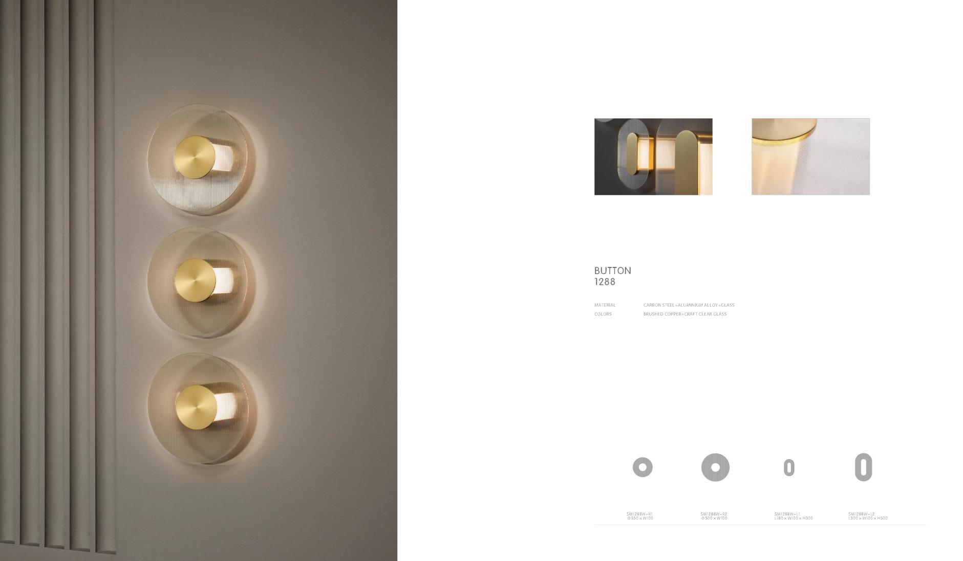 Beyond Lights - Button Wall Light