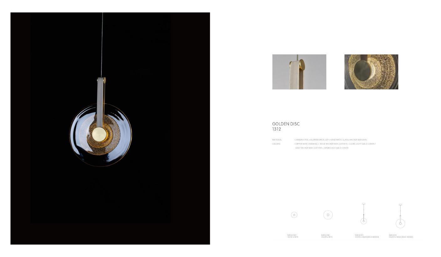 Beyond Lights - Glass Disc Pendant