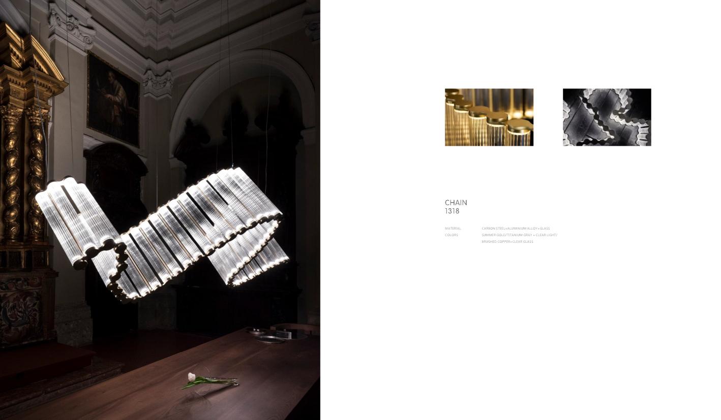 Beyond Lights - Glass Linear Hanging