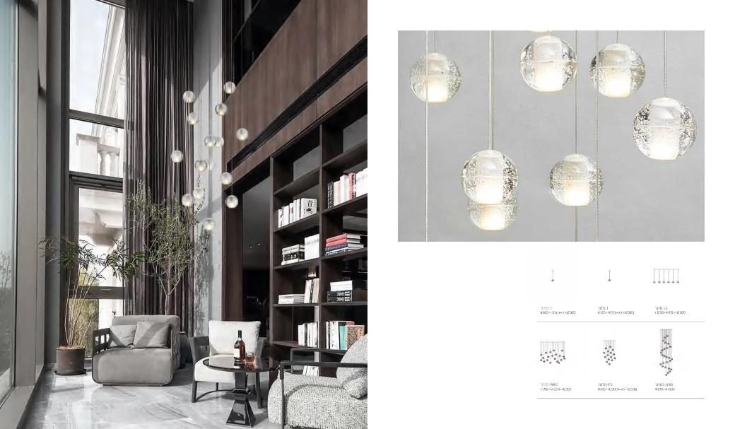 Beyond Lights - Glass Ball Chandelier