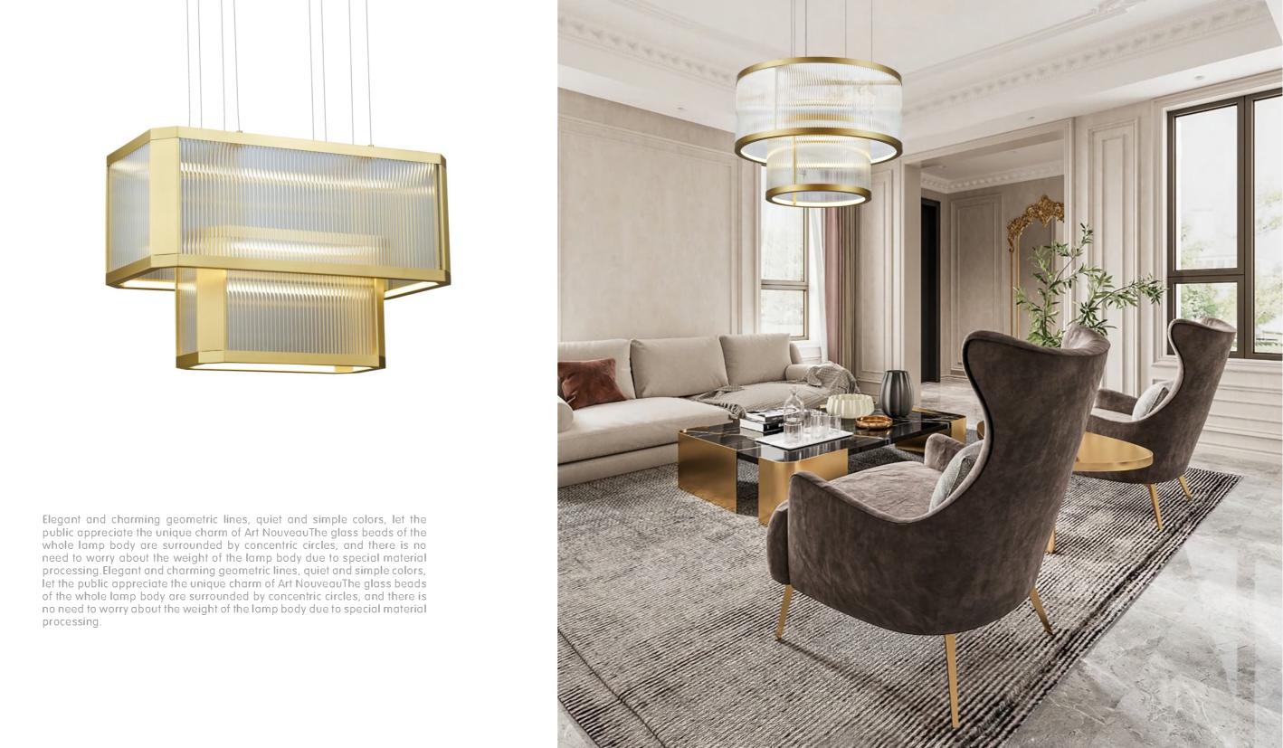 Beyond Lights - Ribbed Pendant Light