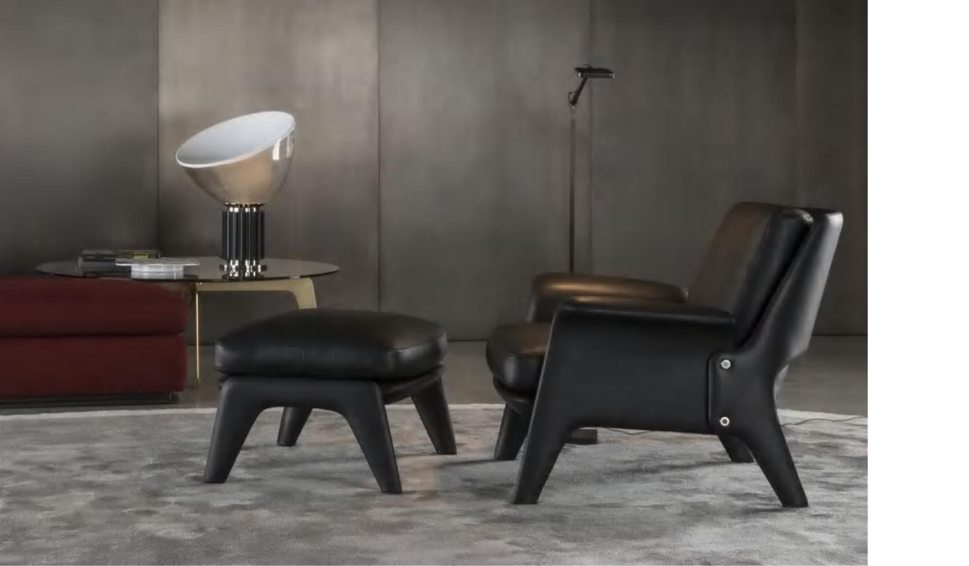 Beyond Lights - Leather Lounge Chair