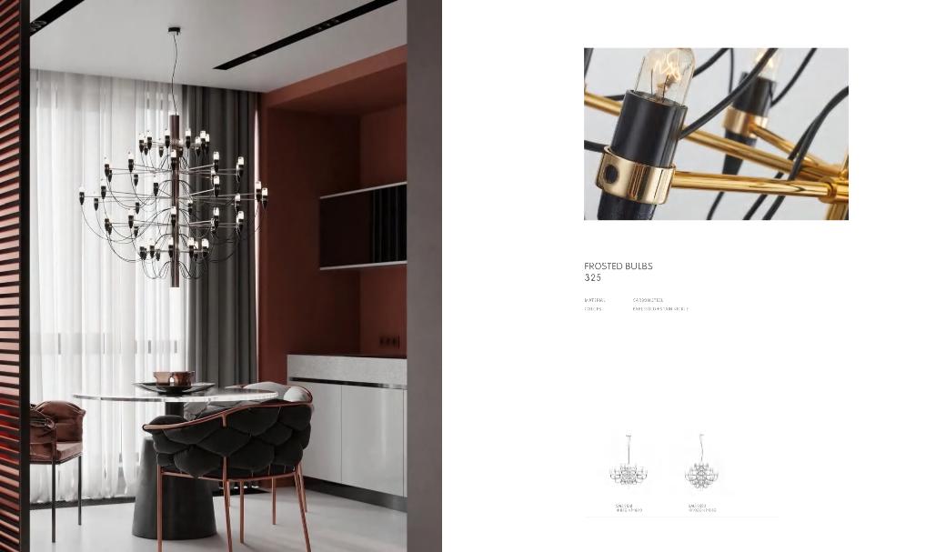 Beyond Lights - Frosted Bulbs Chandelier