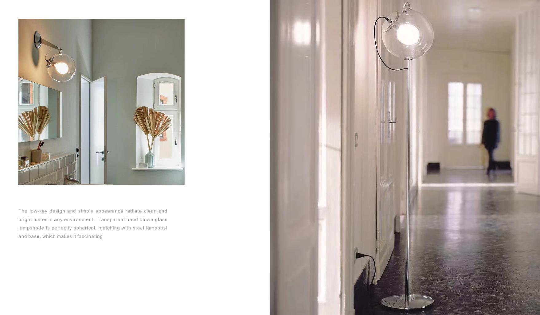 Beyond Lights - Glass Floor Lamp