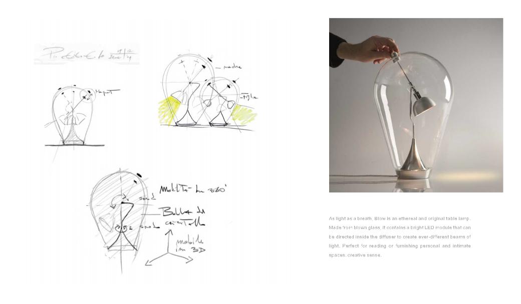 Beyond Lights - Glass Table Lamp