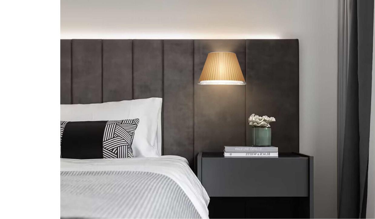 Beyond Lights - Pleated Wall Light