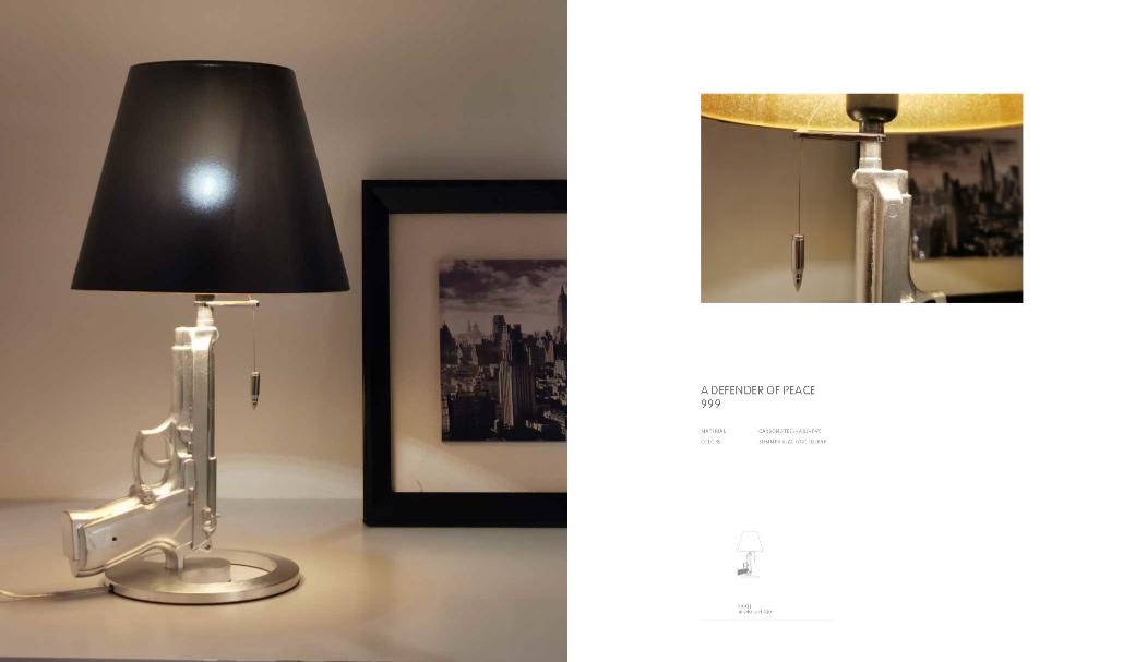 Beyond Lights - Pistol Table Lamp