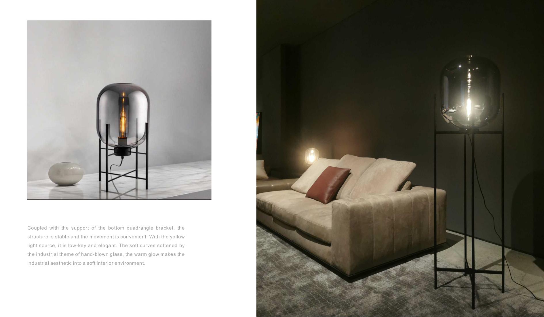 Beyond Lights - Glass Floor Lamp