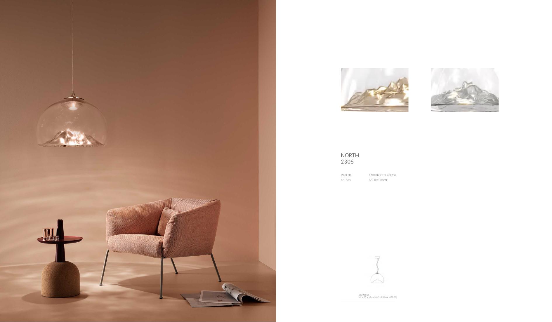 Beyond Lights - Glass Mountain Lamp