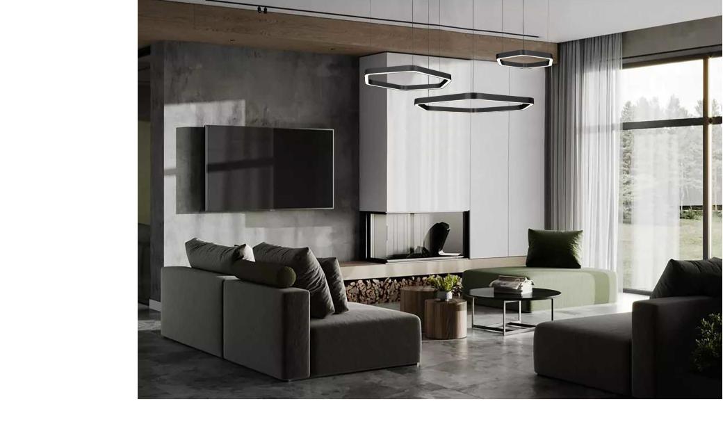 Beyond Lights - Hexagonal Pendant Light