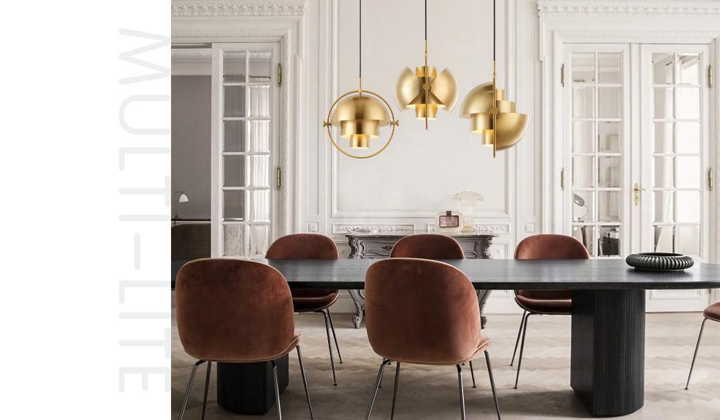 Beyond Lights - Brass Pendant Light