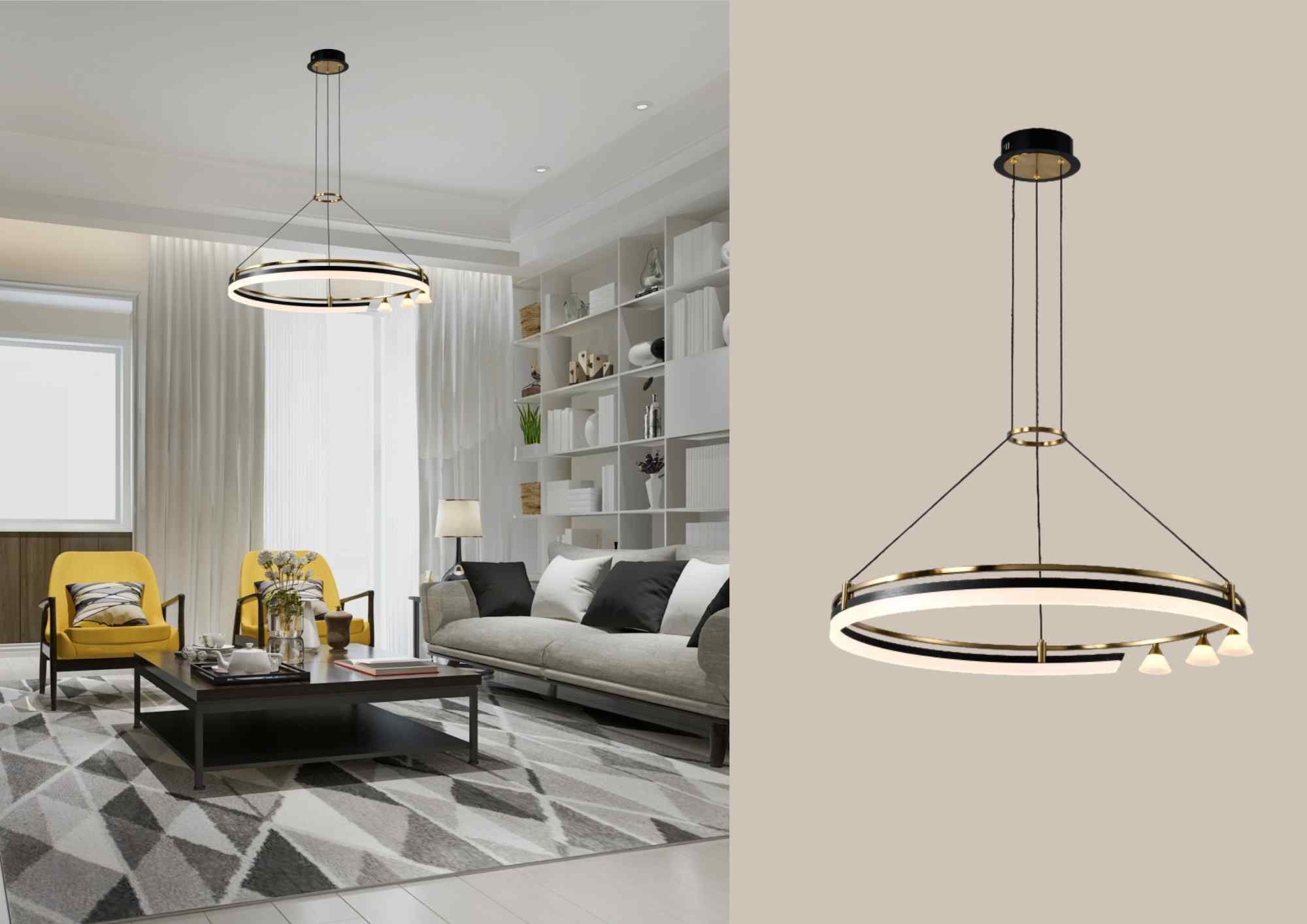 Beyond Lights - Ring Chandelier Light