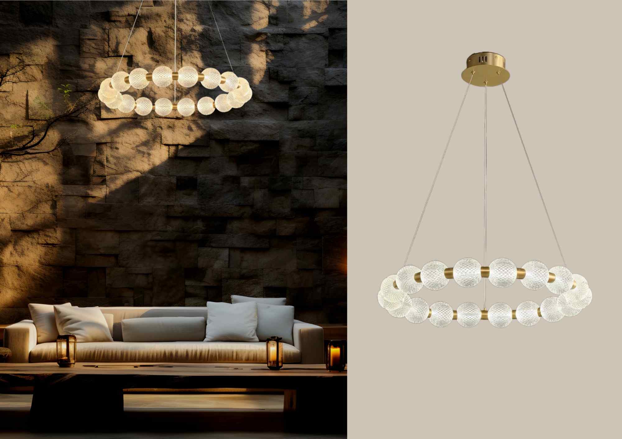 Beyond Lights - Orb Chandelier Light